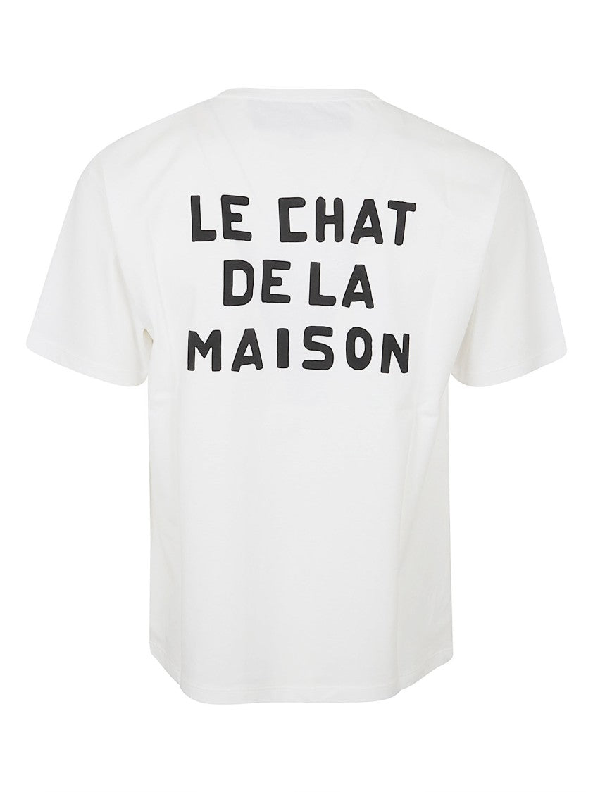Valentino Garavani Le Chat De La Maison Graphic Cotton T-Shirt