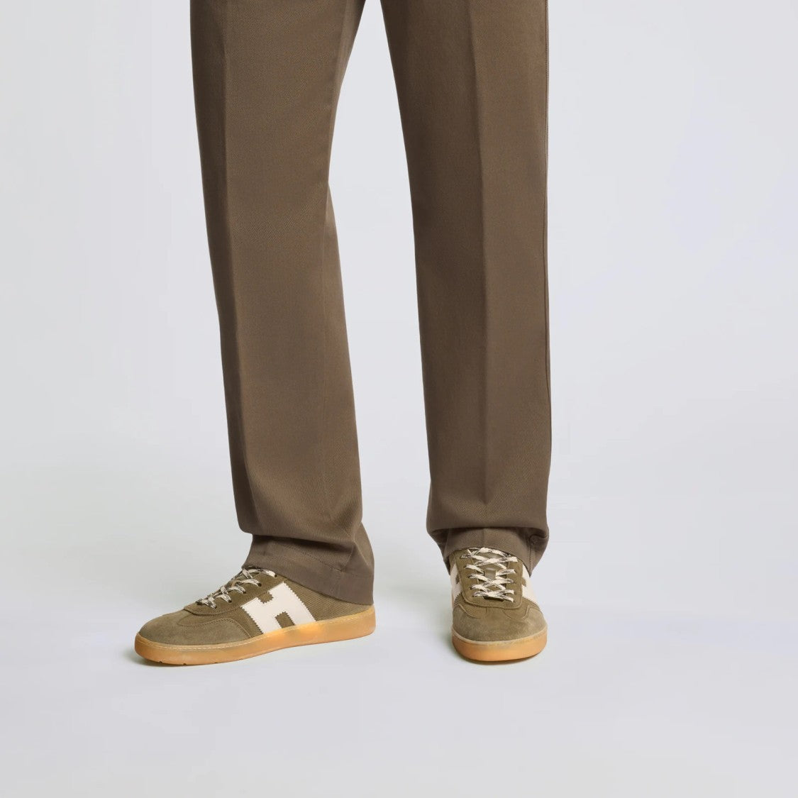 Hogan Cool Lace-Up Sneakers In Calfskin