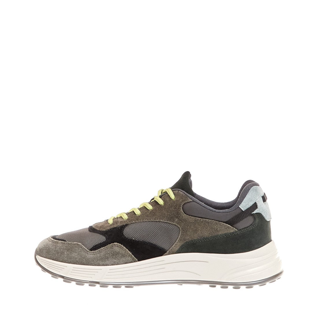 Hogan Hyperlight Sneakers In Green Suede