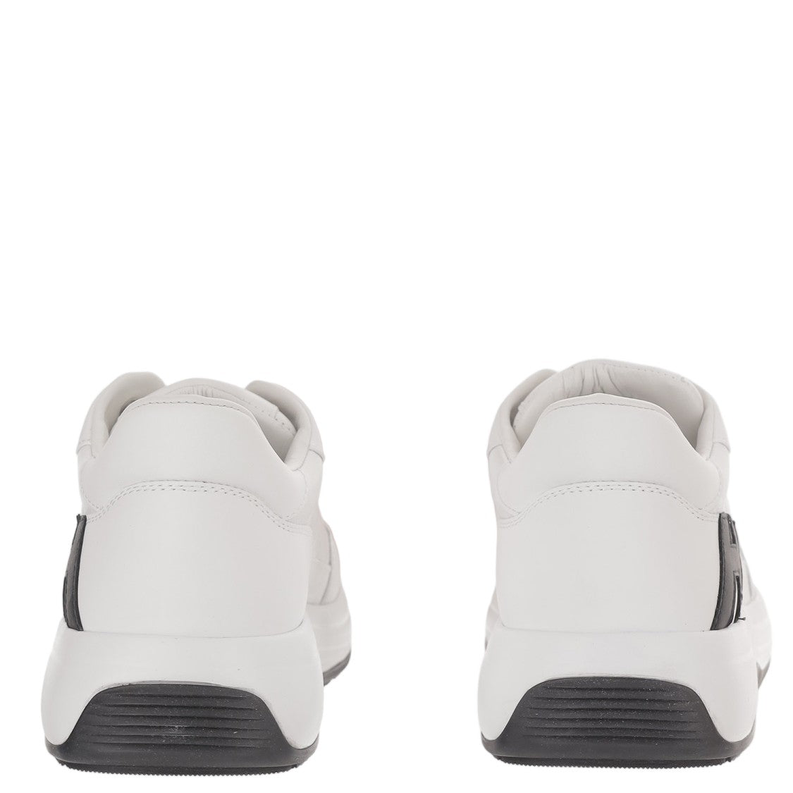 Hogan Nappa Leather Sneakers With Memory Foam And Contrasting Detail