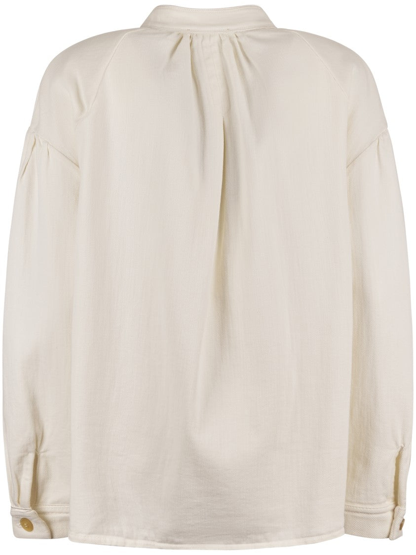Forte Forte Fluid Cotton Bull Bohemian Overshirt