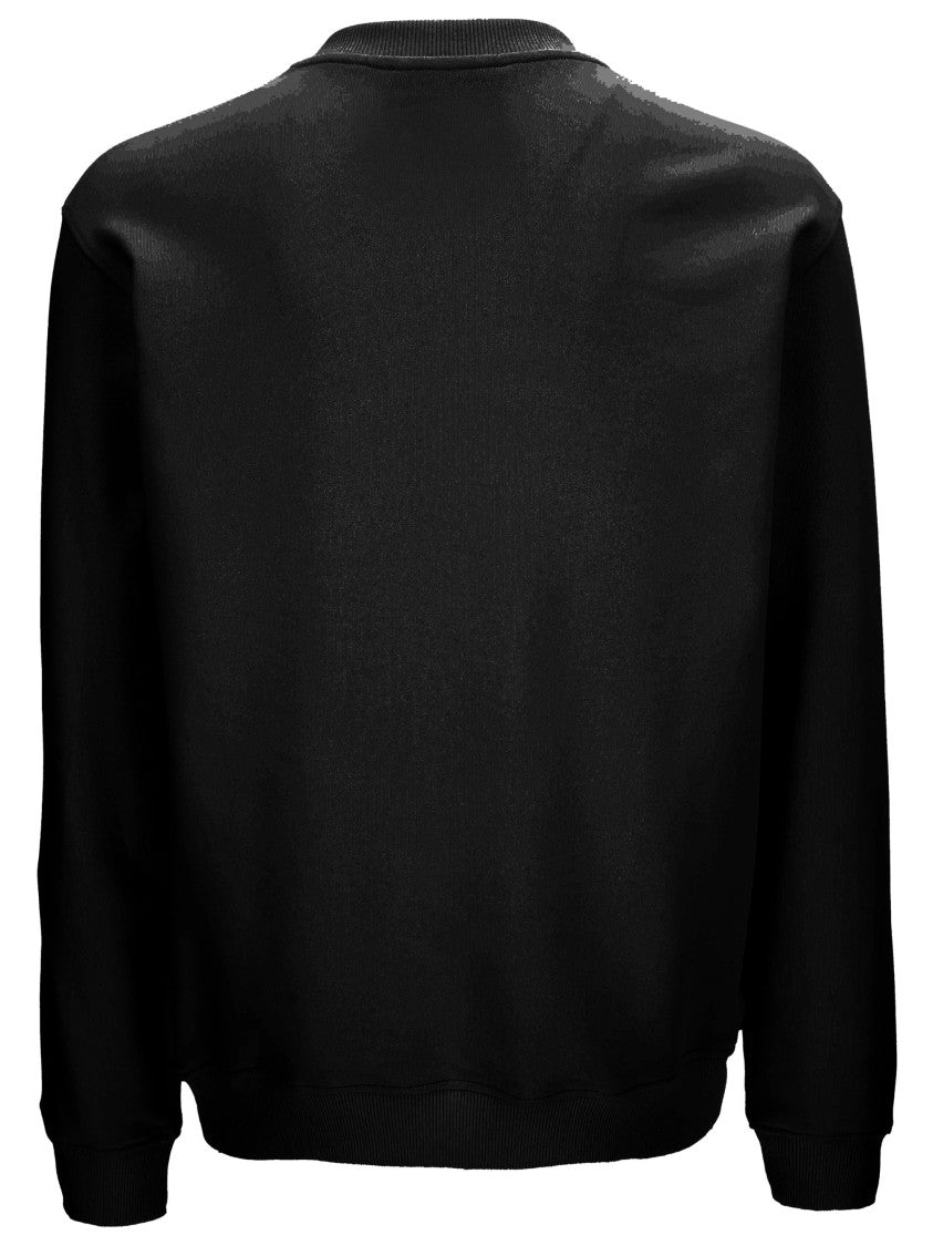 Versace Jeans Couture Black Gold Circular Logo Sweatshirt