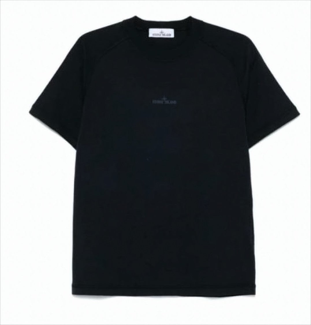 Stone Island Navy Short-Sleeve T-Shirt
