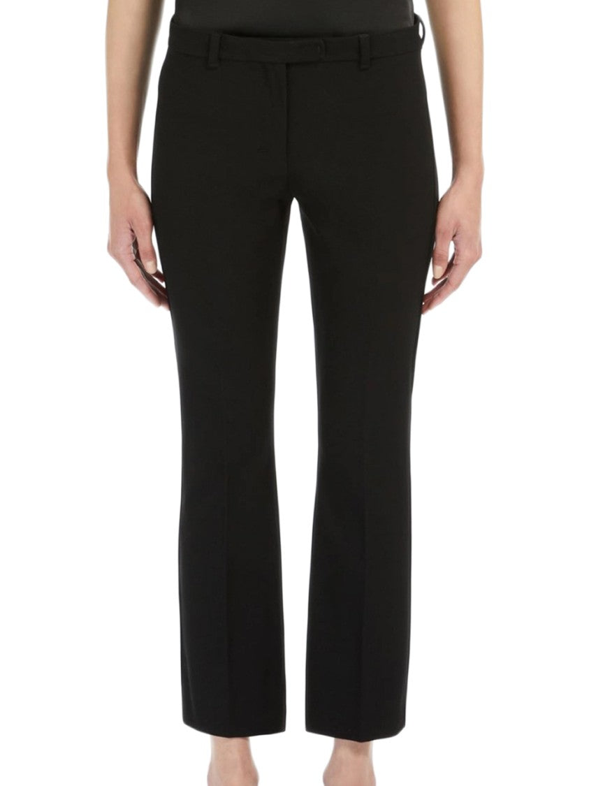 Max Mara Straight-Leg Tailored Pants With Concealed Fastening