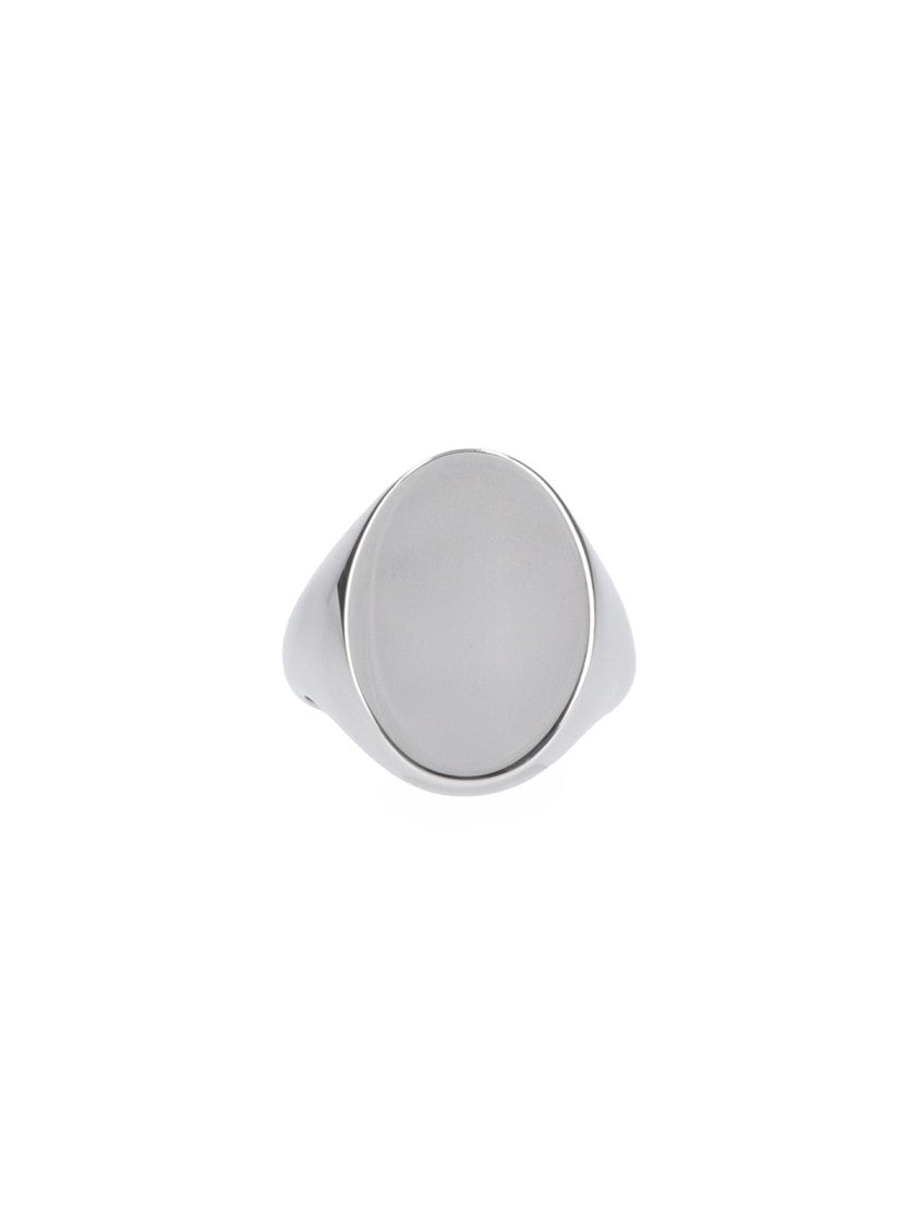 Maison Margiela Silver Oval Silver Ring