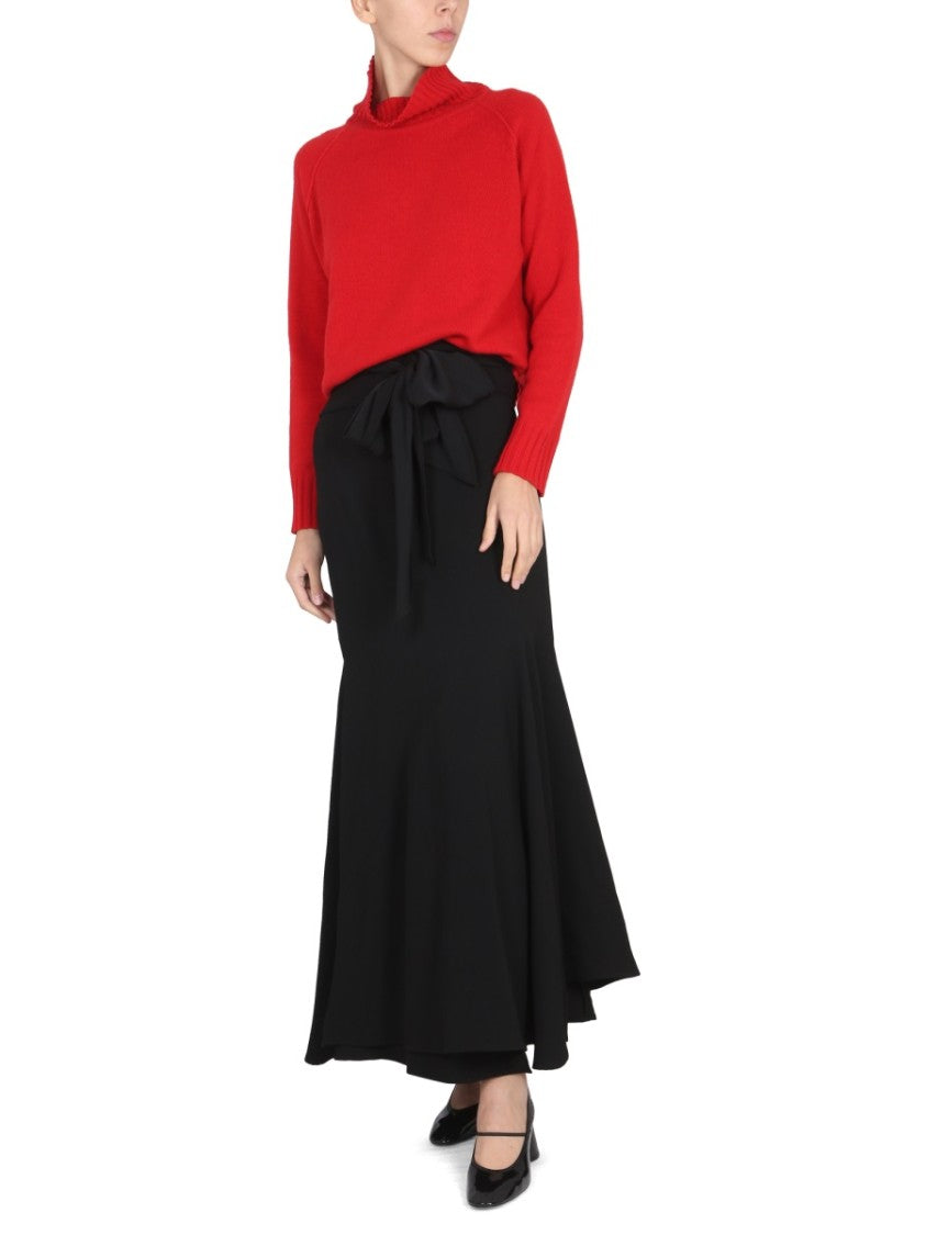 Stefano Mortari Ribbed High Neck Turtleneck Shirt