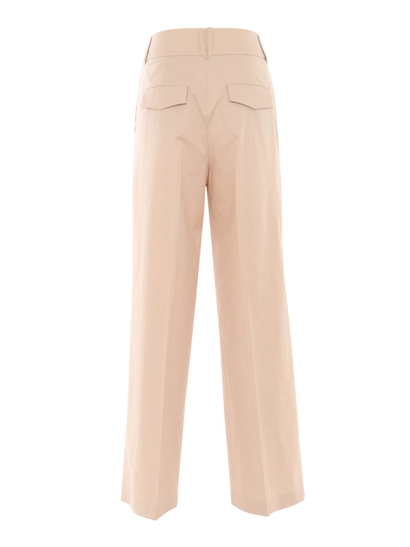 Peserico Wide-Leg Tailored Trousers With High Waist