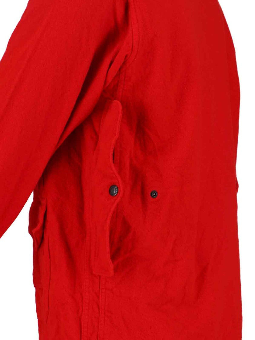 Junya Watanabe Red Wool Blend Junya Watanabe X Filson Deck Jacket