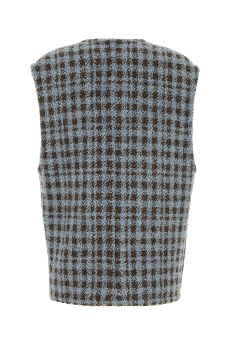 Etro Embroidered Wool Blend Vest