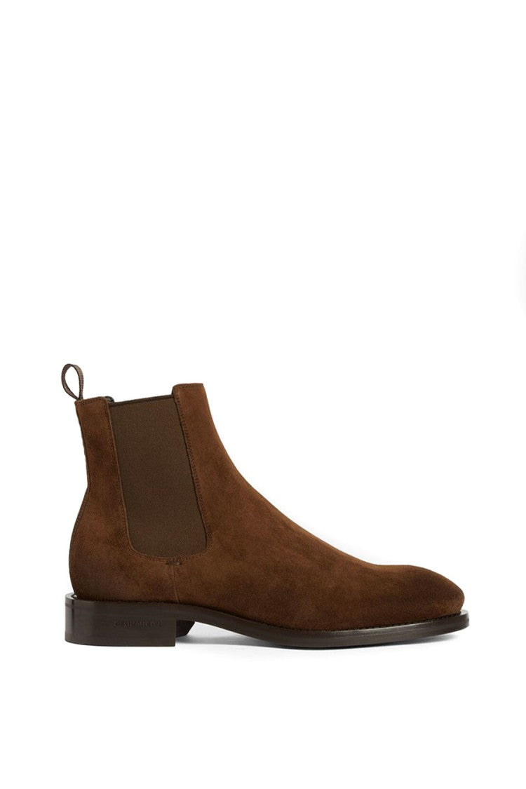 Dsquared2 Brown Suede Chelsea Boots