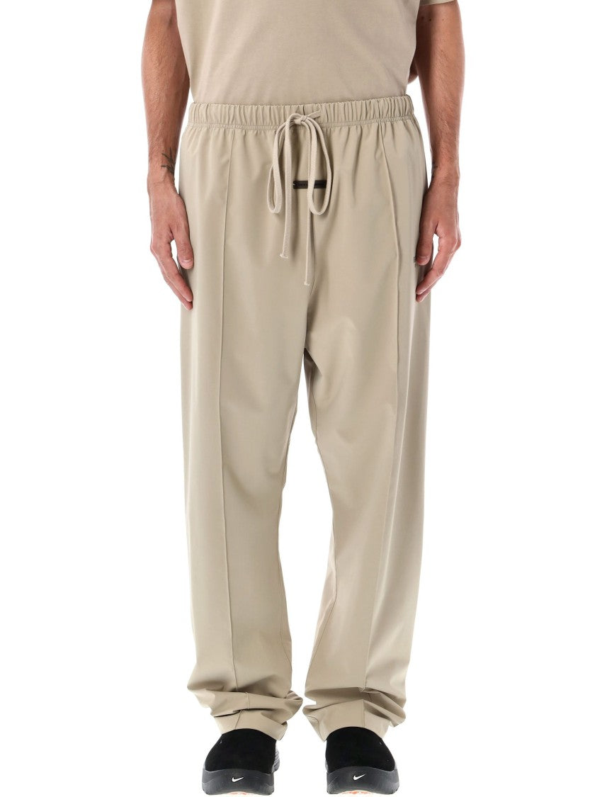 Fear Of God Relaxed Fit Nylon Track Pants With Drawstring And Logo