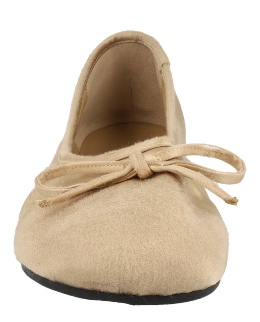 Balenciaga Leopold Worn-Out Satin Ballet Flats