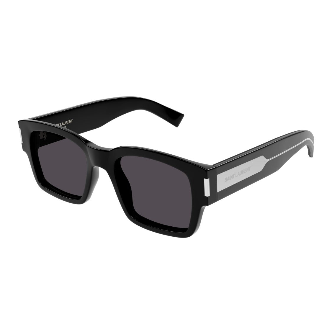 Saint Laurent Sl 617 Bold Rectangular Frame Sunglasses