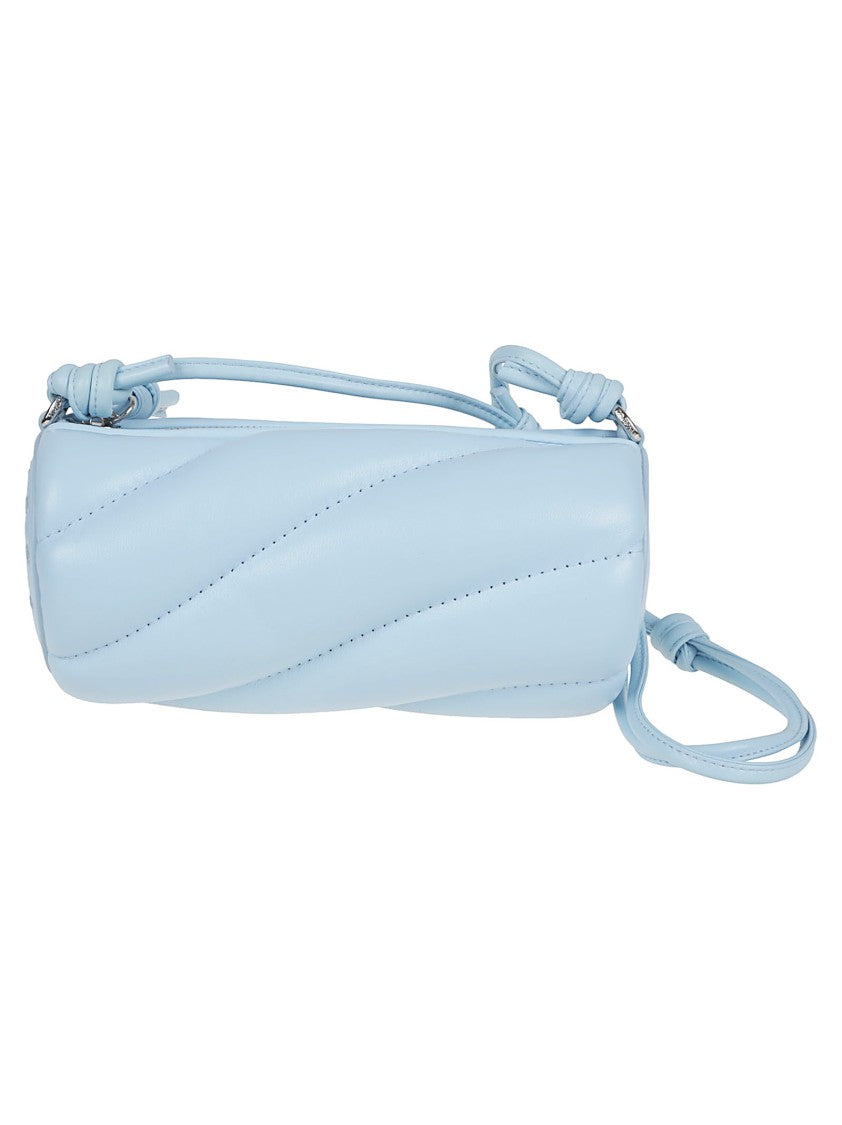Fiorucci Light Blue Leather Mini Mella Bag