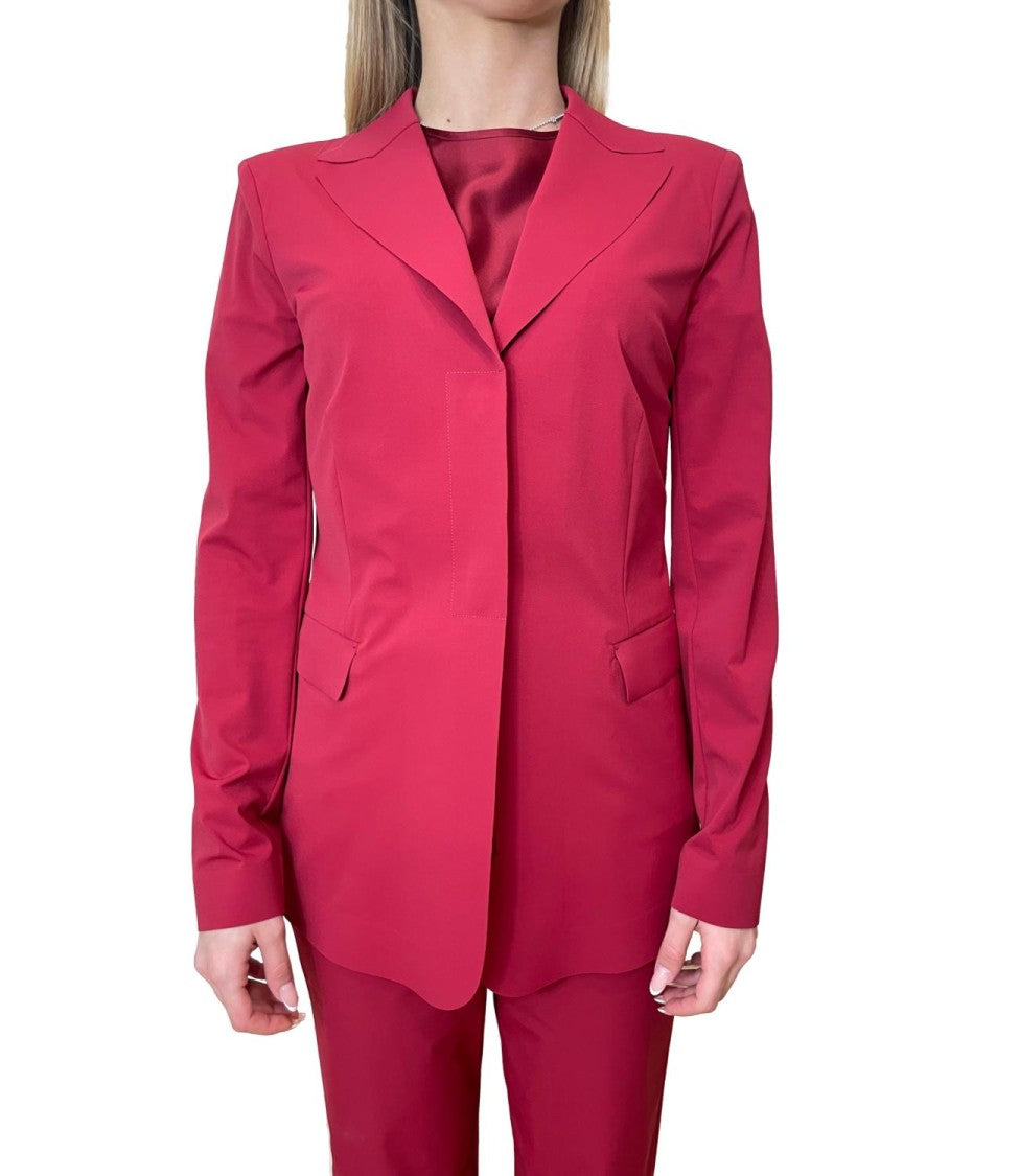 Max Mara Dark Red Mmlpalo Polyamide Jacket