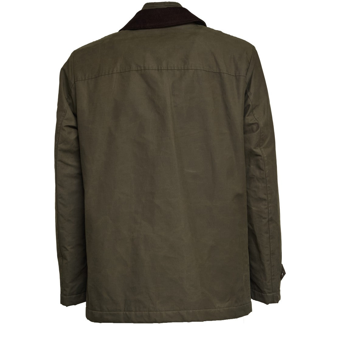 Fay Short Raincoat With Double Front And Velvet Collar