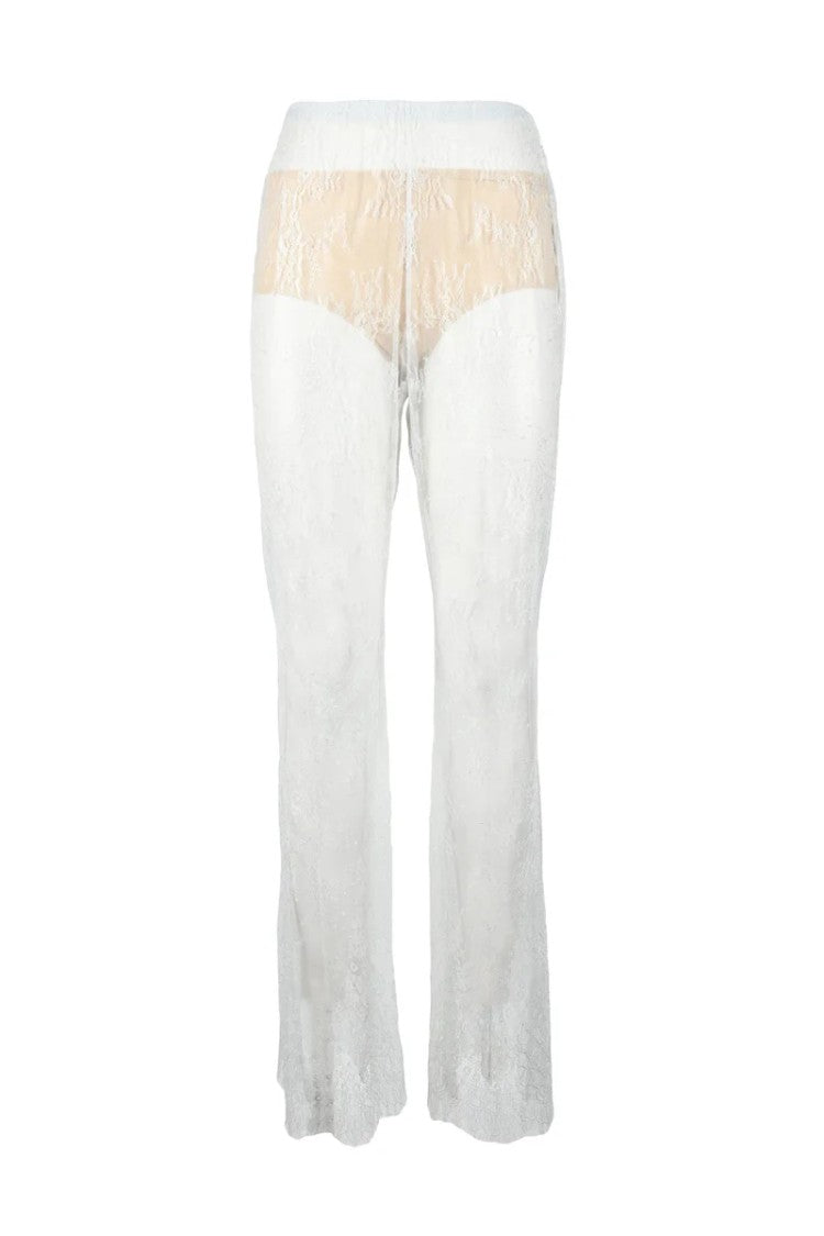 Patrizia Pepe Polyamide Trousers - White