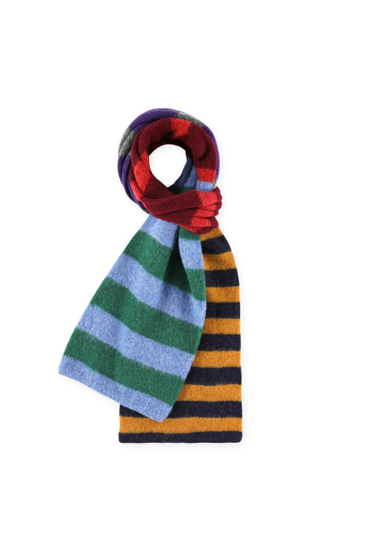 Howlin Shetland Wool Striped Scarf