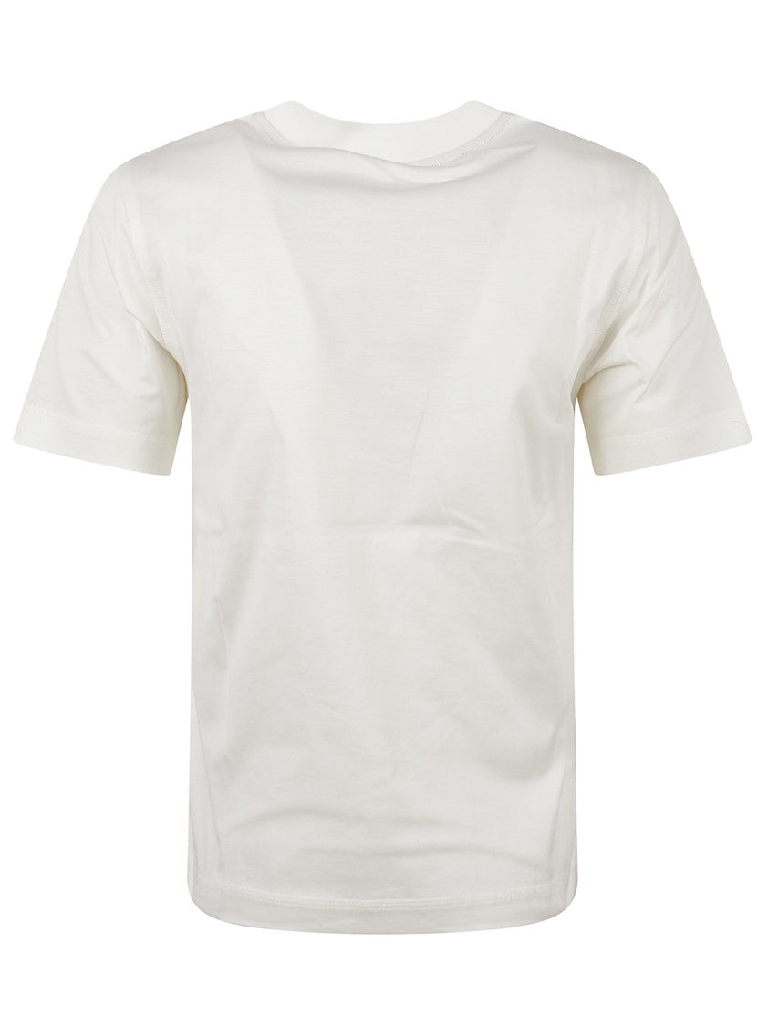 Burberry Relaxed Fit White Cotton T-Shirt