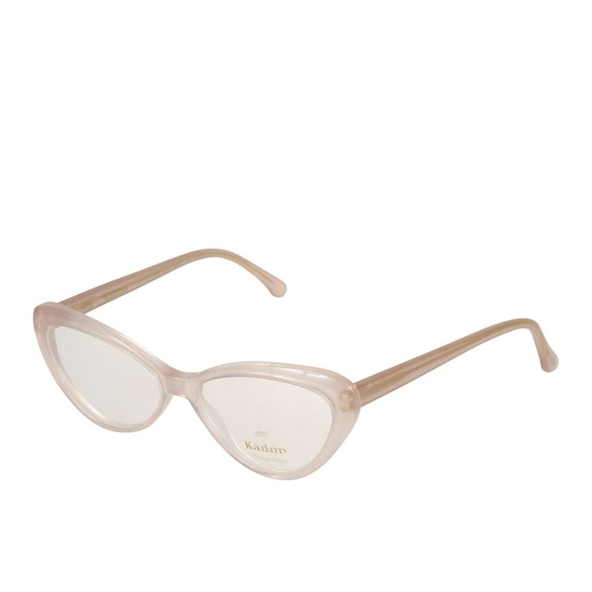 Kador Alice Translucent Beige Cat-Eye Sunglasses With Vintage Inspiration