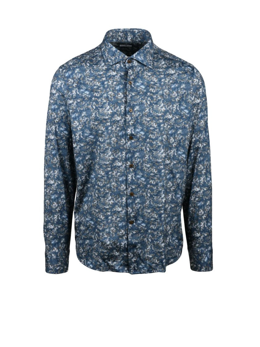 Sonrisa Fior Di Cotone Sonrisa Fior Di Cotone Shirt With Subtle Floral Pattern