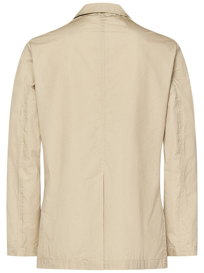 East Harbour Surplus Sand Single-Breasted Blazer With Tailored Fit