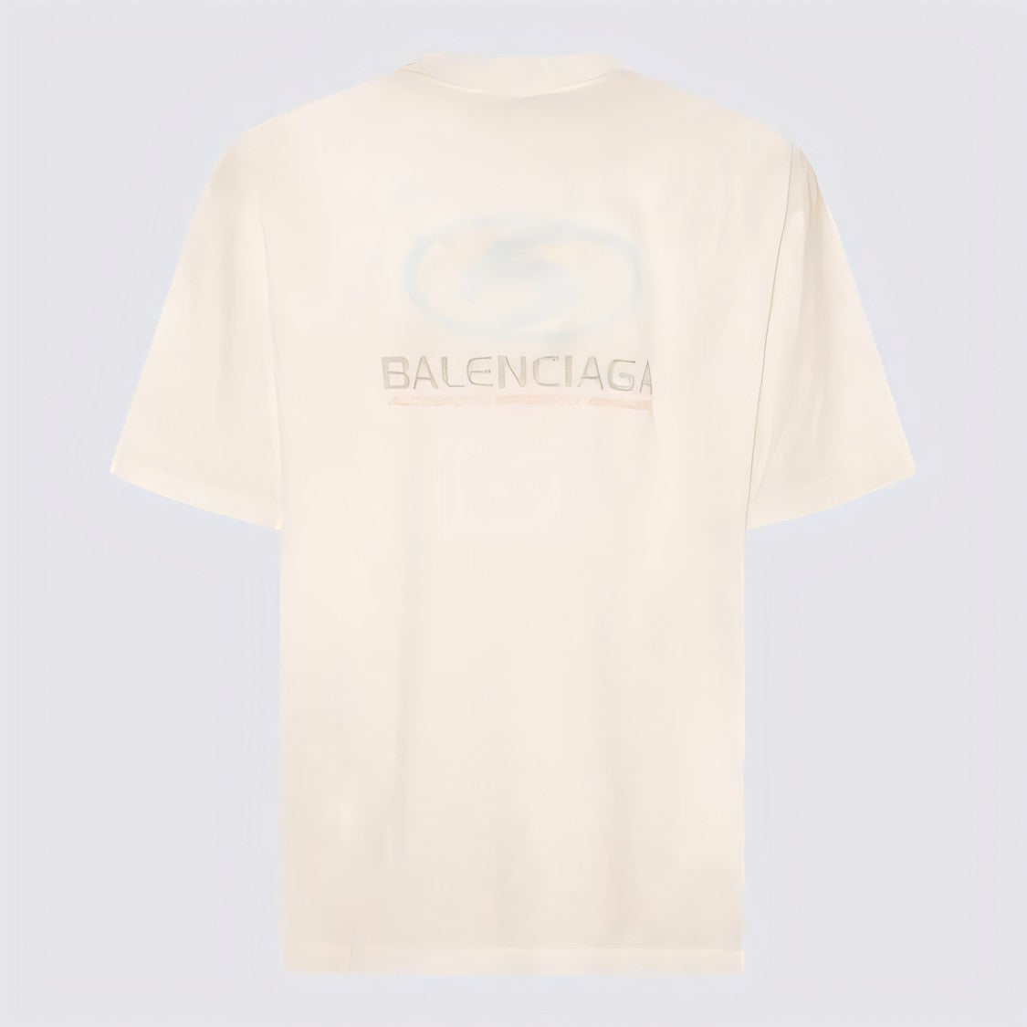 Balenciaga Short-Sleeve T-Shirt With Subtle Printed Logo