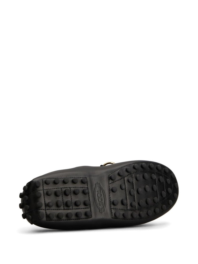 Tod's Slip-On Shoes With Striking Ring Embellishment