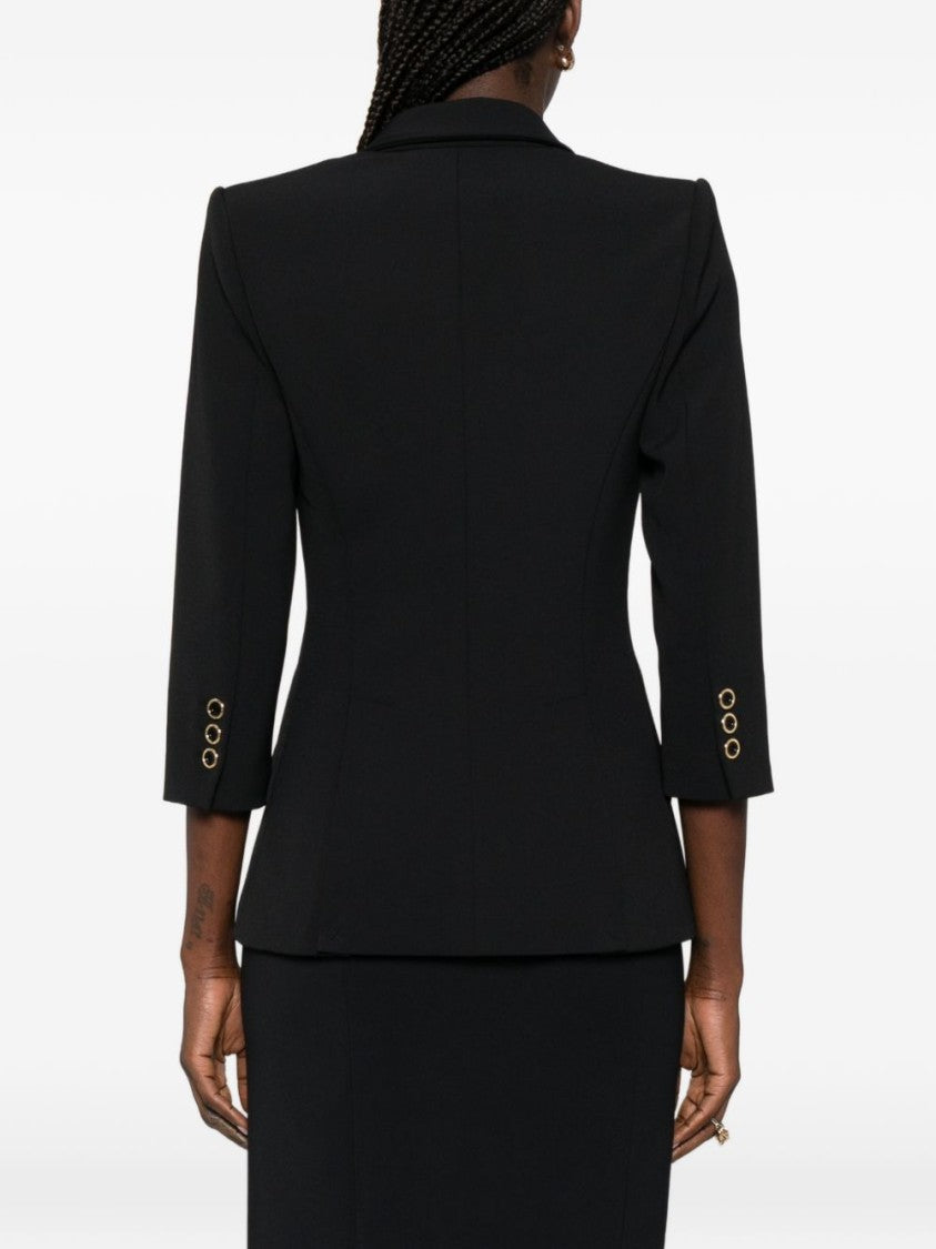 Elisabetta Franchi Tailored Jacket With Structured Shoulders