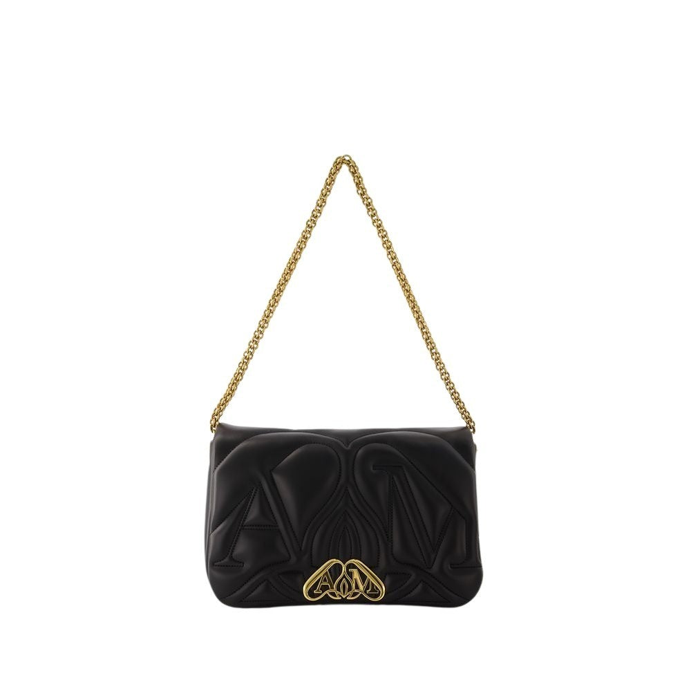 Alexander Mcqueen The Seal Crossbody Bag - Leather - Black