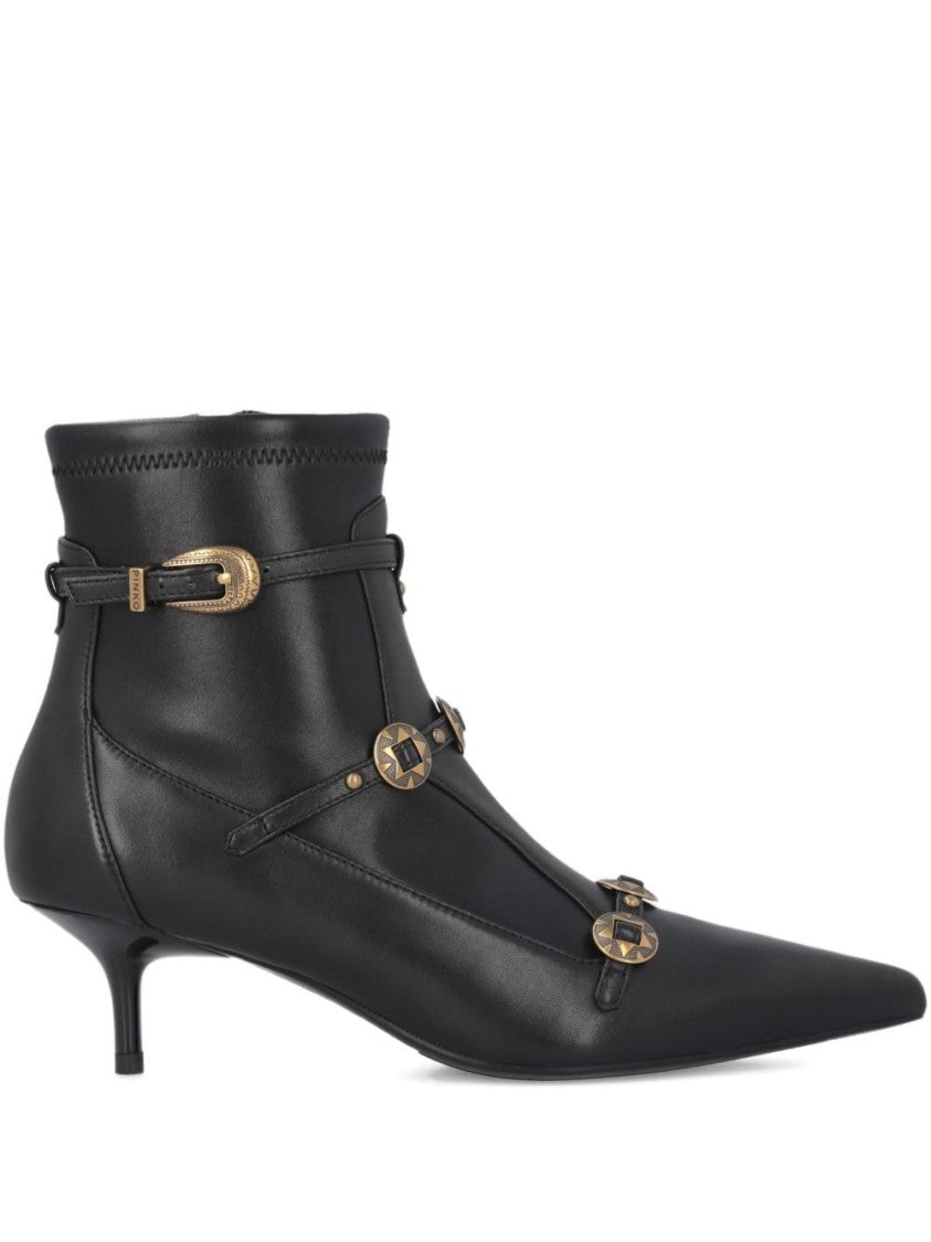 Pinko Pointed Toe Ankle Boots