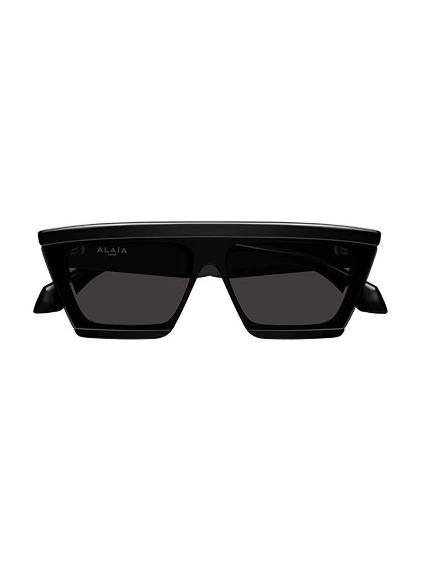 Alaïa Black Aa0104s Angular Rectangular Sunglasses