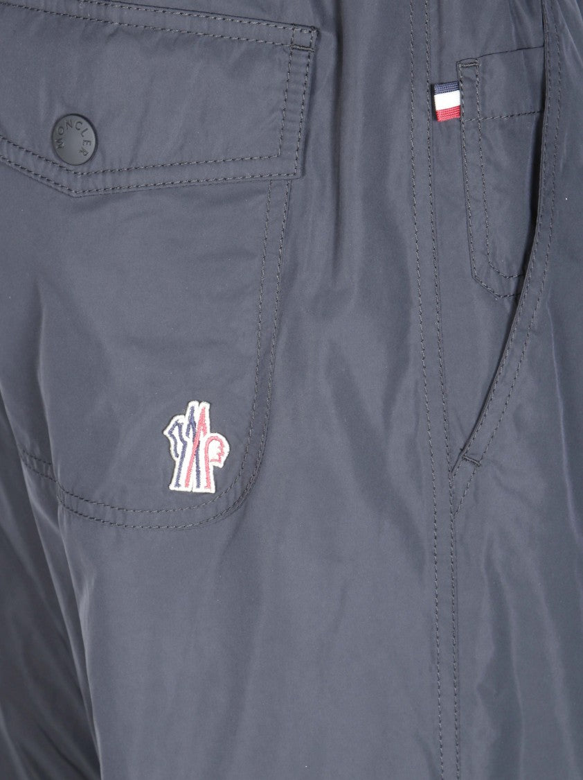 Moncler Grenoble Relaxed-Fit Elastic Waistband Straight-Leg Pants