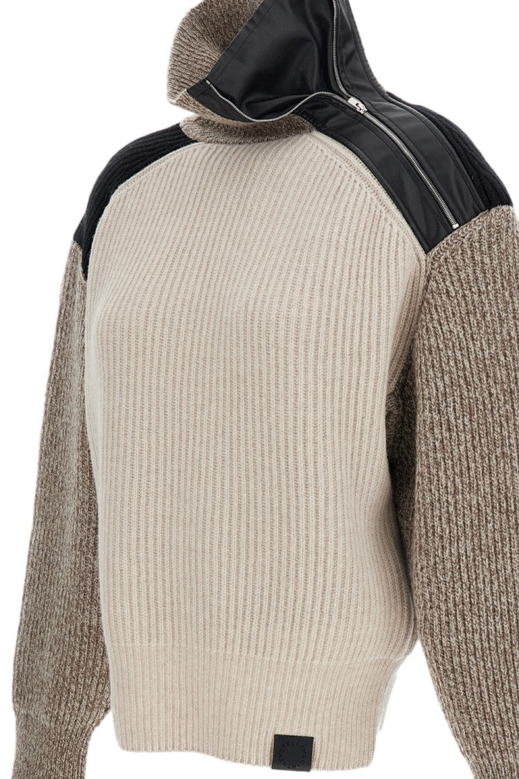 Stella Mccartney Multicolor Altermat Ribbed Knit Wool Sweater