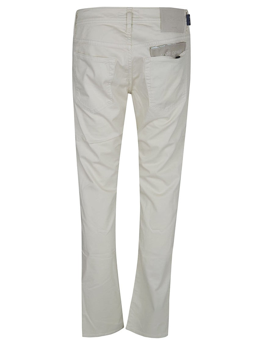 Jacob Cohen Super Slim Fit Stretch Denim Jeans With Contrasting Label