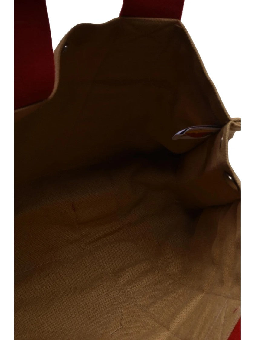 Sky High Farm Beige Cotton Canvas Handbag