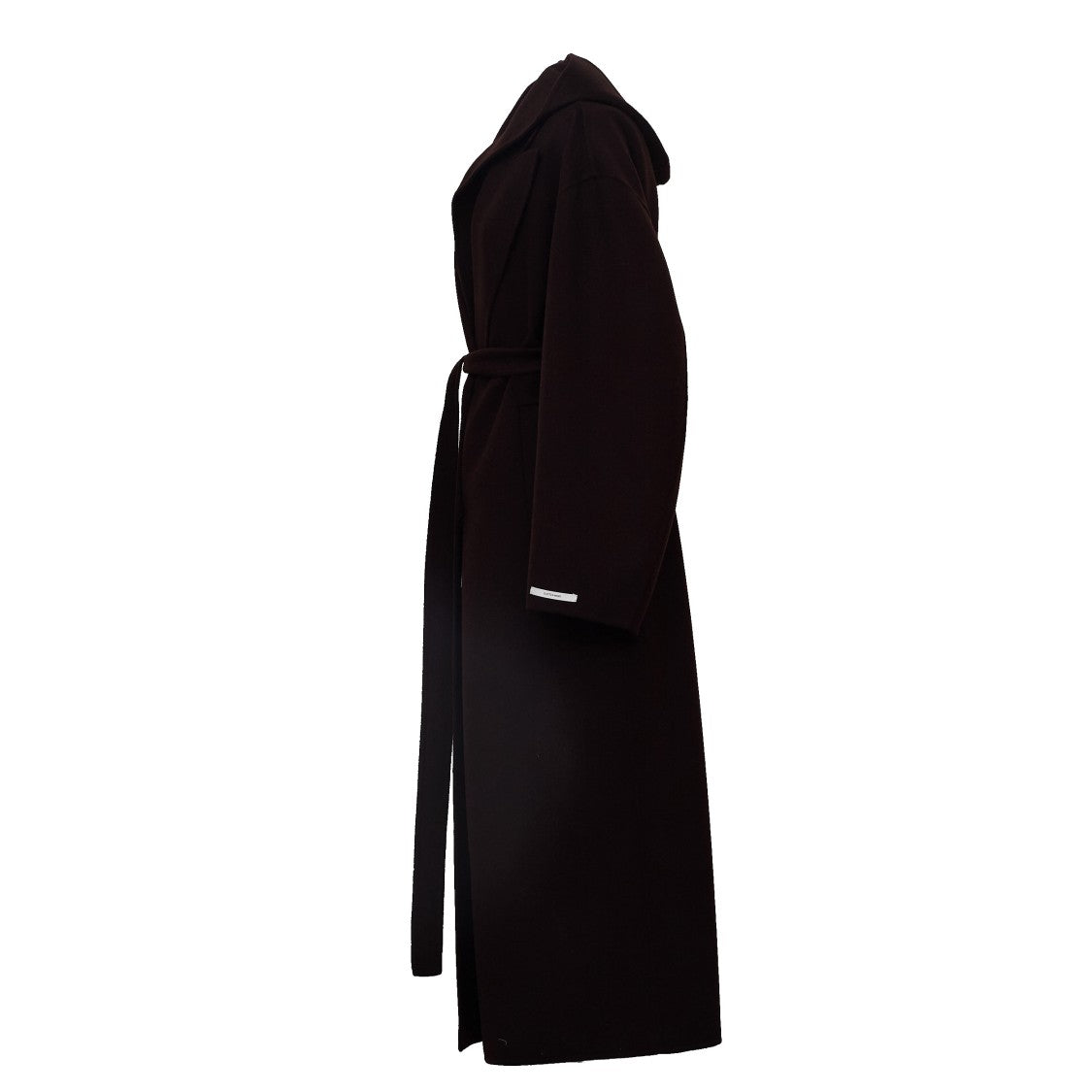 Sportmax Olmo Long Overfit Wool Belted Coat