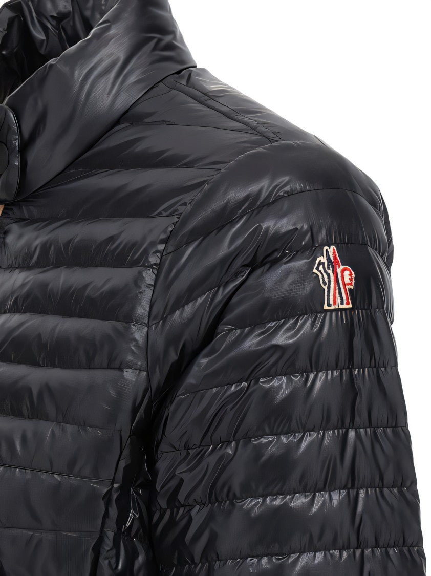 Moncler High Collar Quilted Down Coat