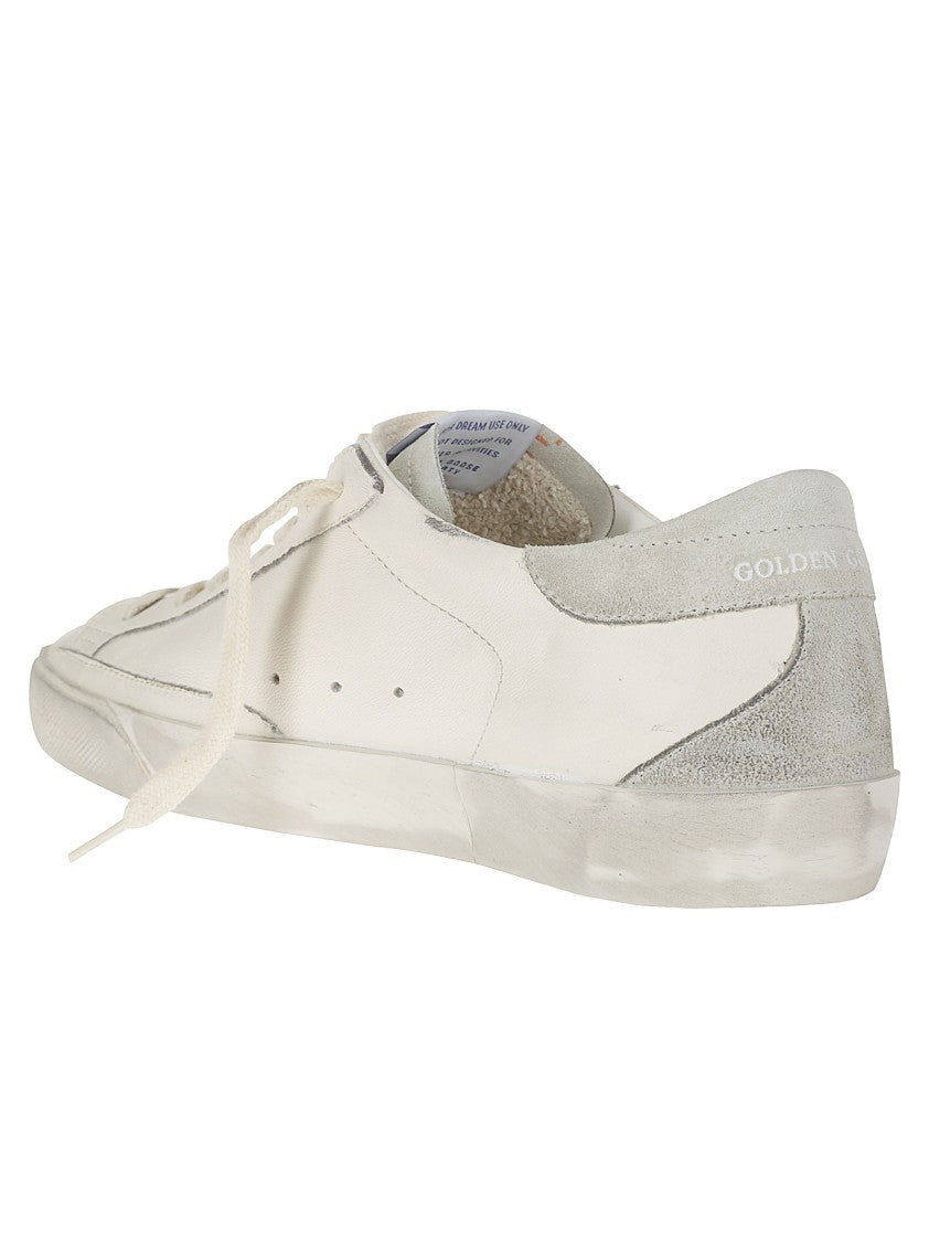 Golden Goose Distressed White Sneakers
