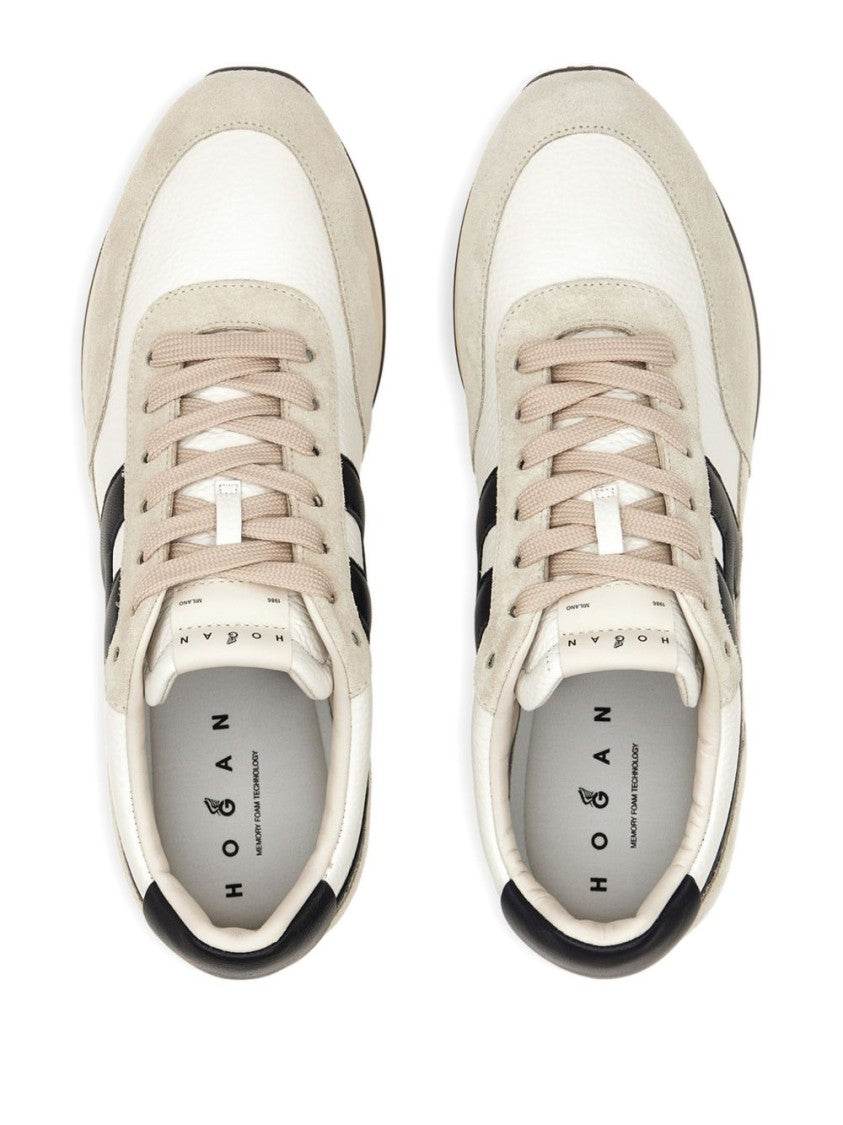 Hogan Low-Top Sneakers With Silk And Nylon Construction
