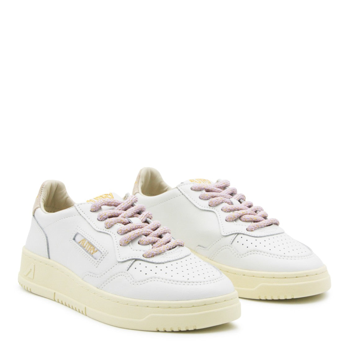 Autry Cream Leather Medalist Sneakers