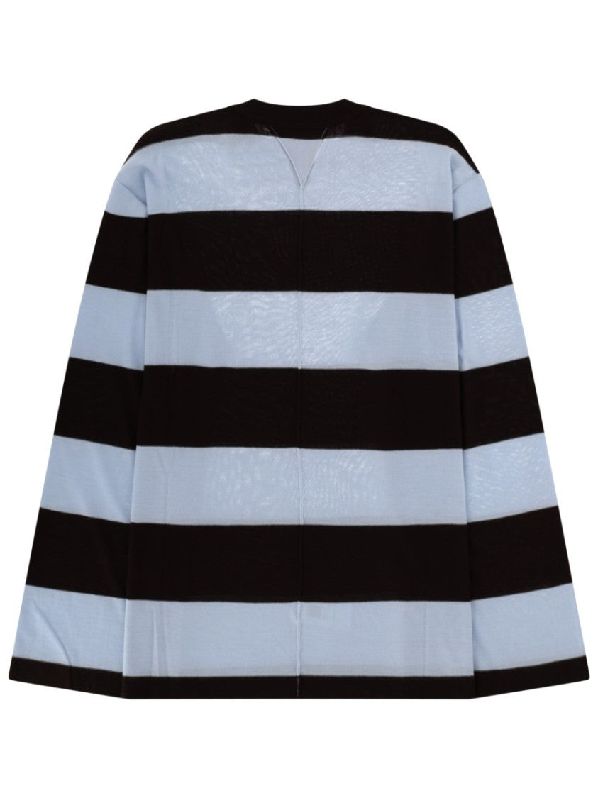 Bottega Veneta Cashmere Knit Sweater With Horizontal Stripes