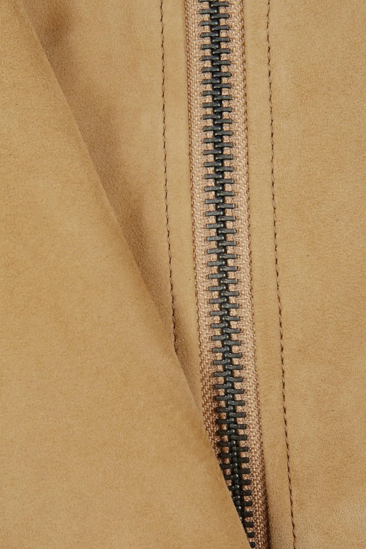 S.W.O.R.D. Beige Technical Nylon Zip-Up Jacket
