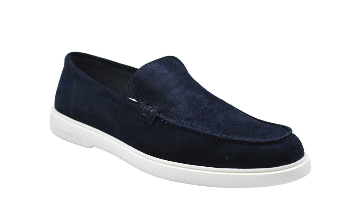 Harmont & Blaine Blue Laced Comfort Stylish Low Shoes