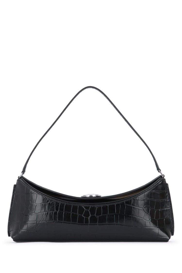 Jacquemus Crocodile-Embossed Handbag With Structured Silhouette