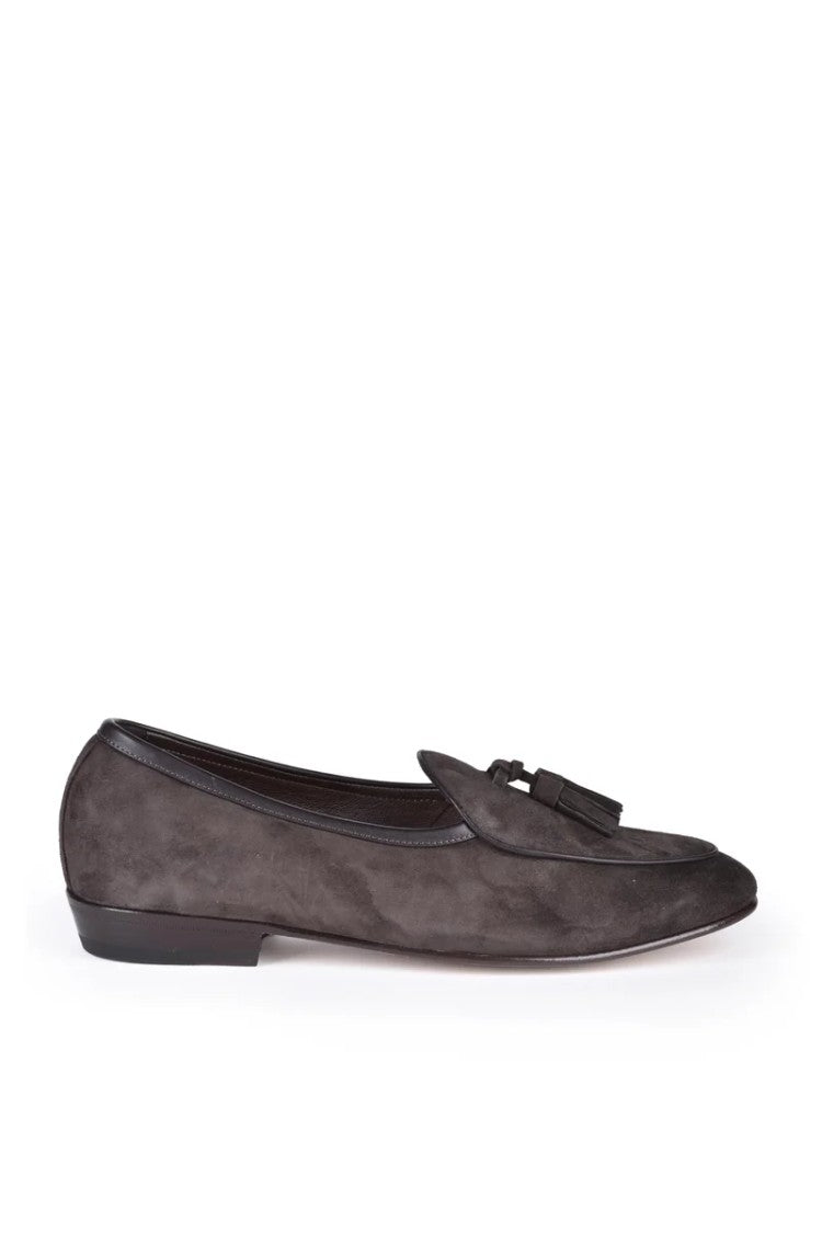 Baudoin & Lange Suede Loafer - Brown