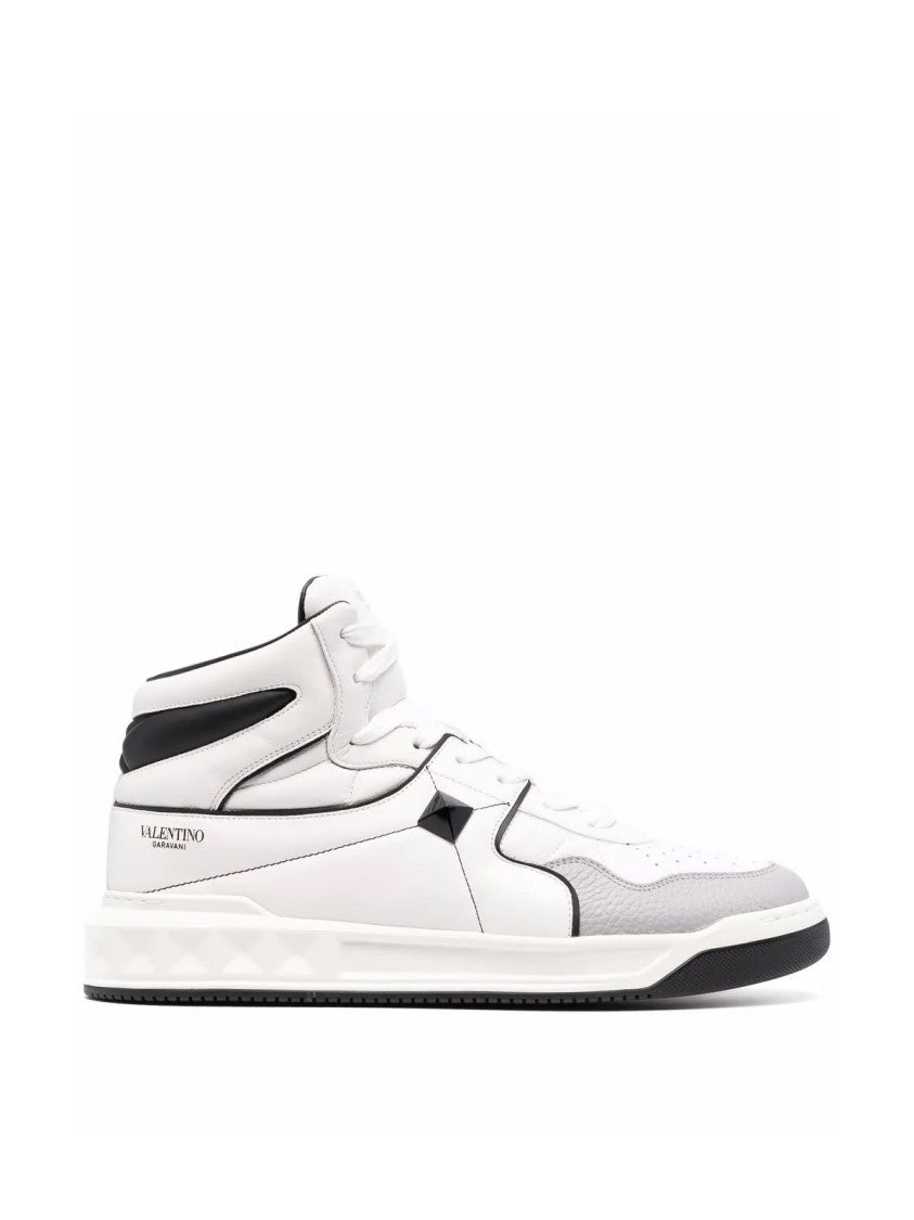 Valentino Garavani One Stud Mid-Top Sneakers