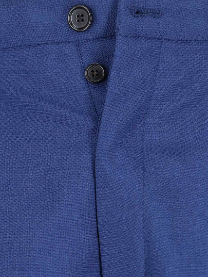 Marni Tailored Wool Pants – Blue