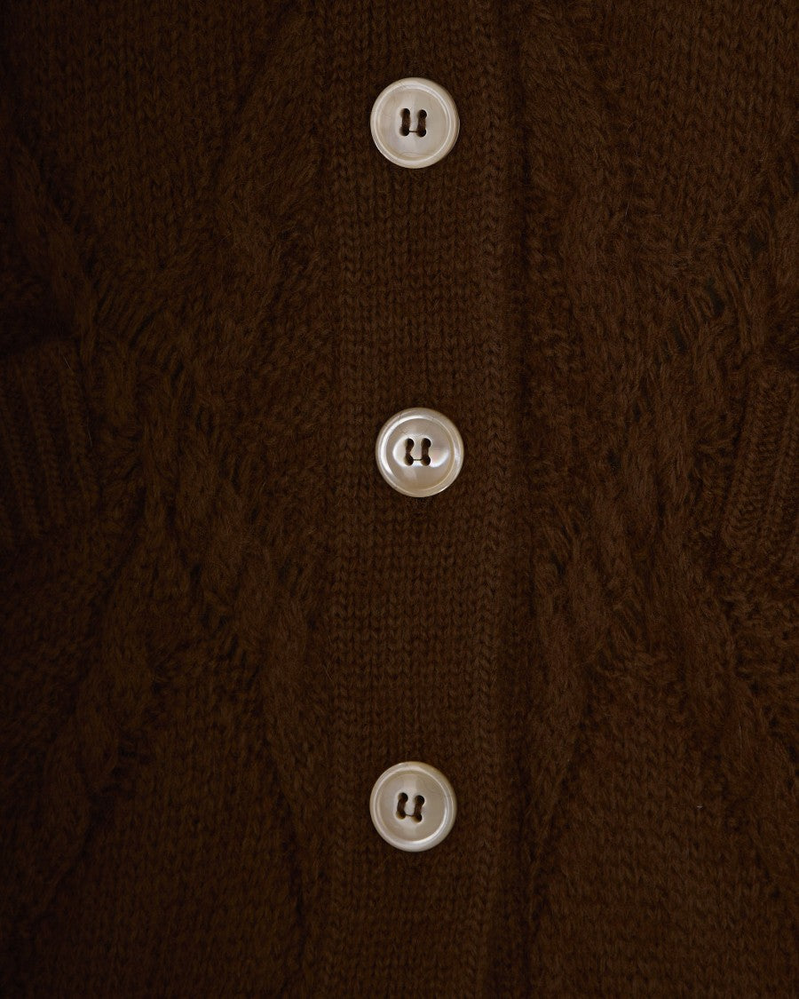 Max Mara Brown Bolero Cardigan