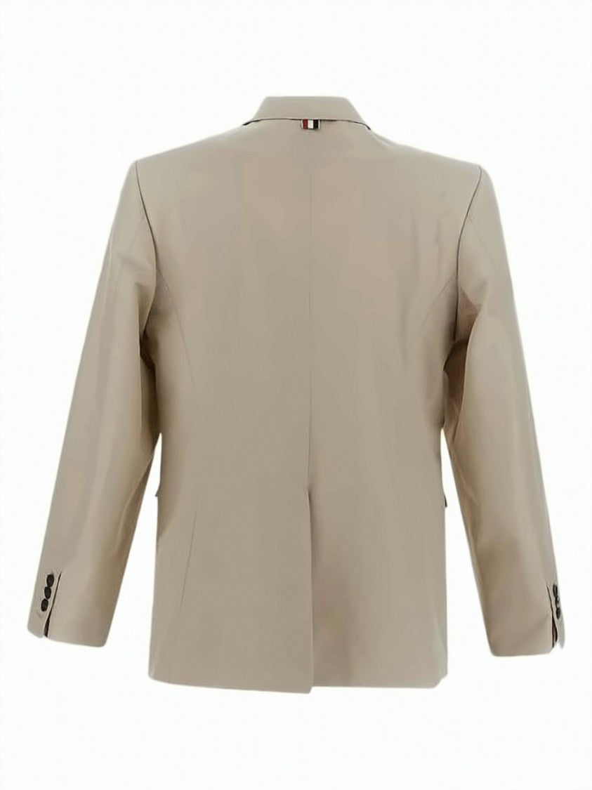 Thom Browne Beige Thom Browne Tailored Suit Jacket